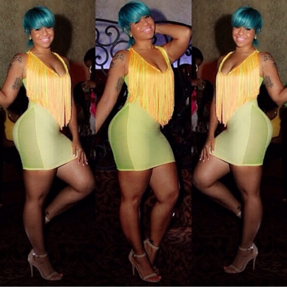 Colorful Fringe Dress